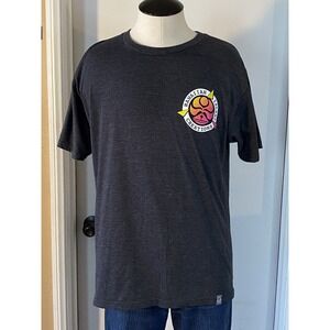 Hawaiian Island Creations HIC Art Design‎ Logo Mens Graphic Tee Large Gray